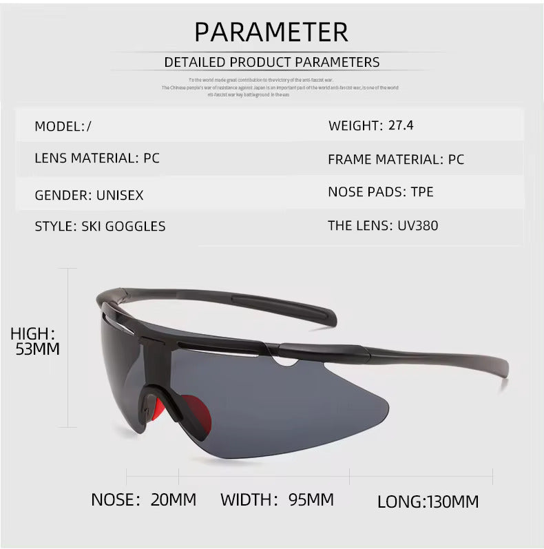 HUVORA | Grip Master | Rimless Wraparound Sports Sunglasses
