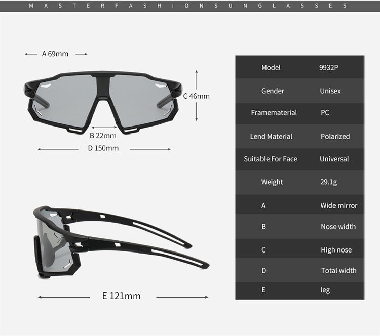 HUVORA | Super Rider | Polarized Sports Sunglasses