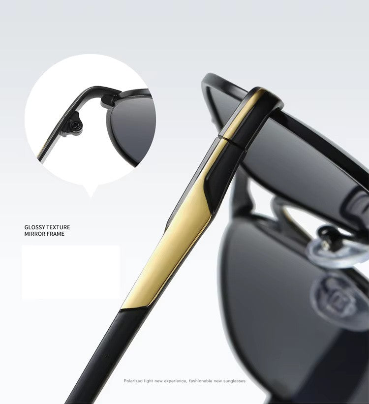 HUVORA | Air Marshal | Polarized Aviator Sunglasses