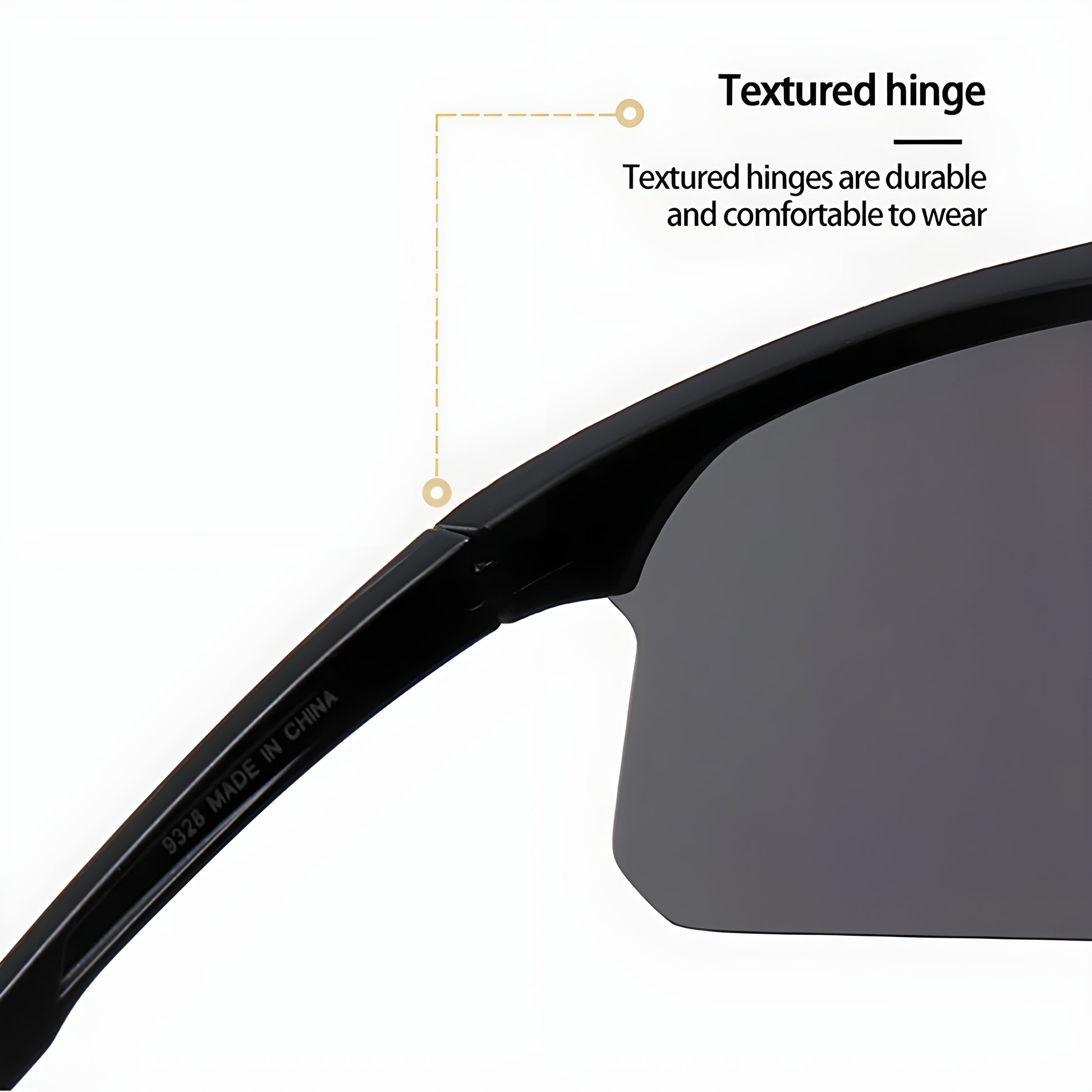 HUVORA | Velocity X | Rimless Shield Sports Sunglasses