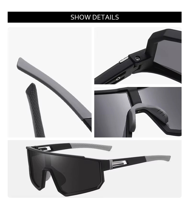 HUVORA | Aero Silk | Polarized Shield Sports Sunglasses