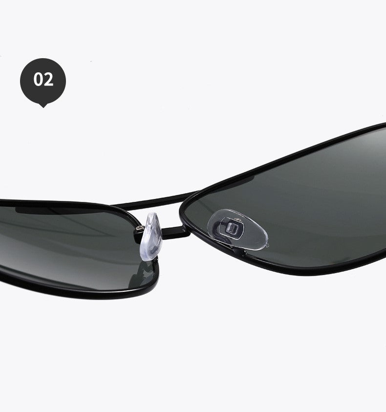 HUVORA | Enduro Pro | Polarized Rectangle Sunglasses | Spring Hinges