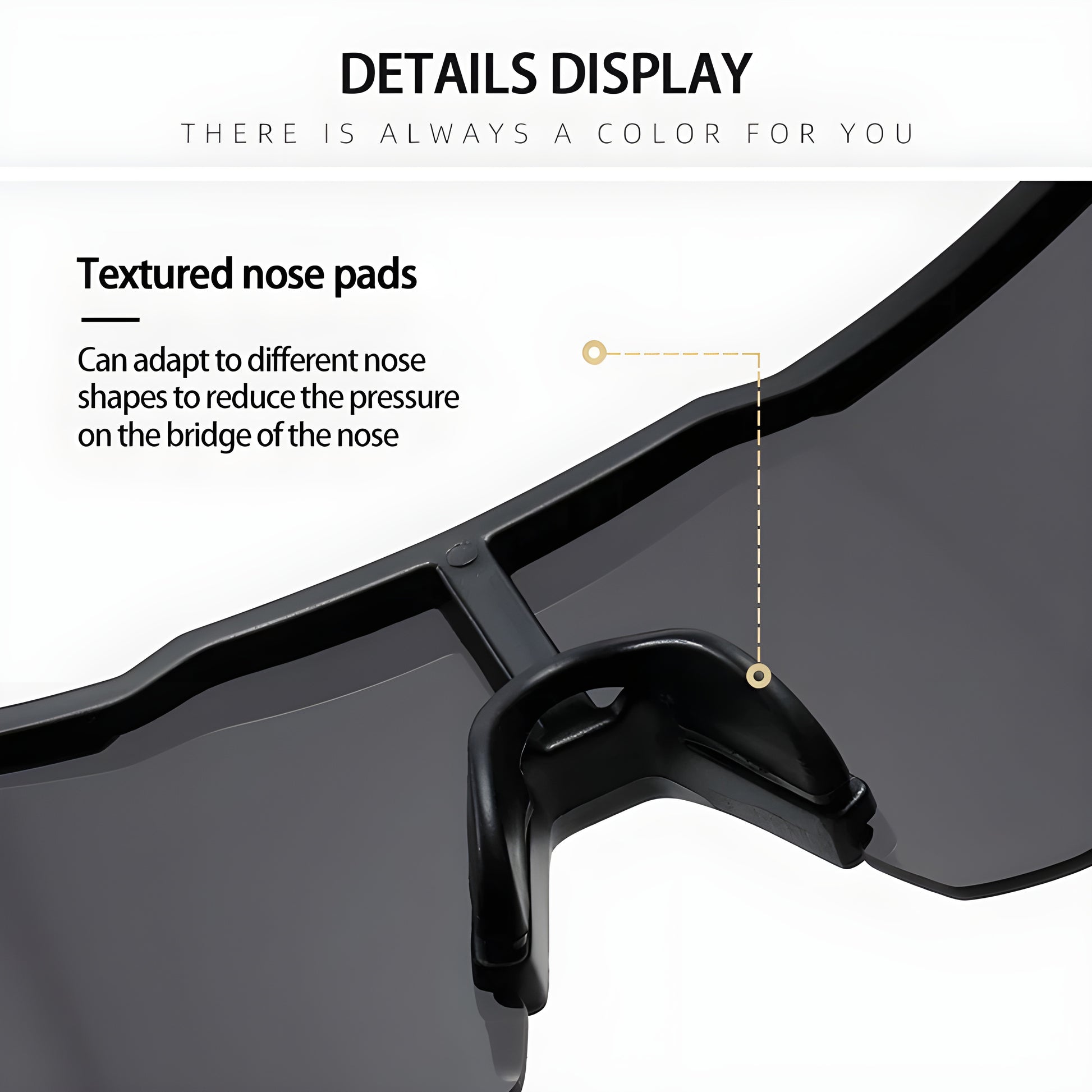 HUVORA | Velocity X | Rimless Shield Sports Sunglasses