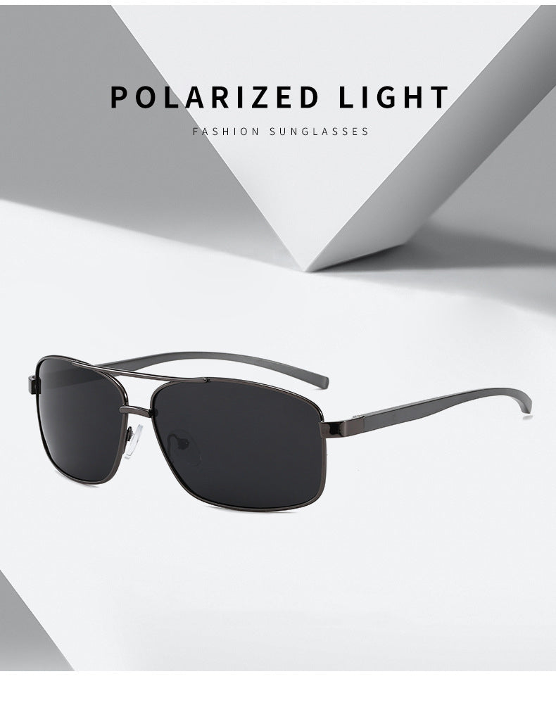 HUVORA | Enduro Pro | Polarized Rectangle Sunglasses | Spring Hinges
