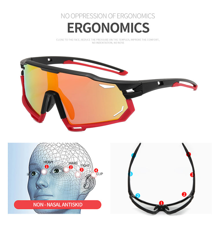 HUVORA | Super Rider | Polarized Sports Sunglasses