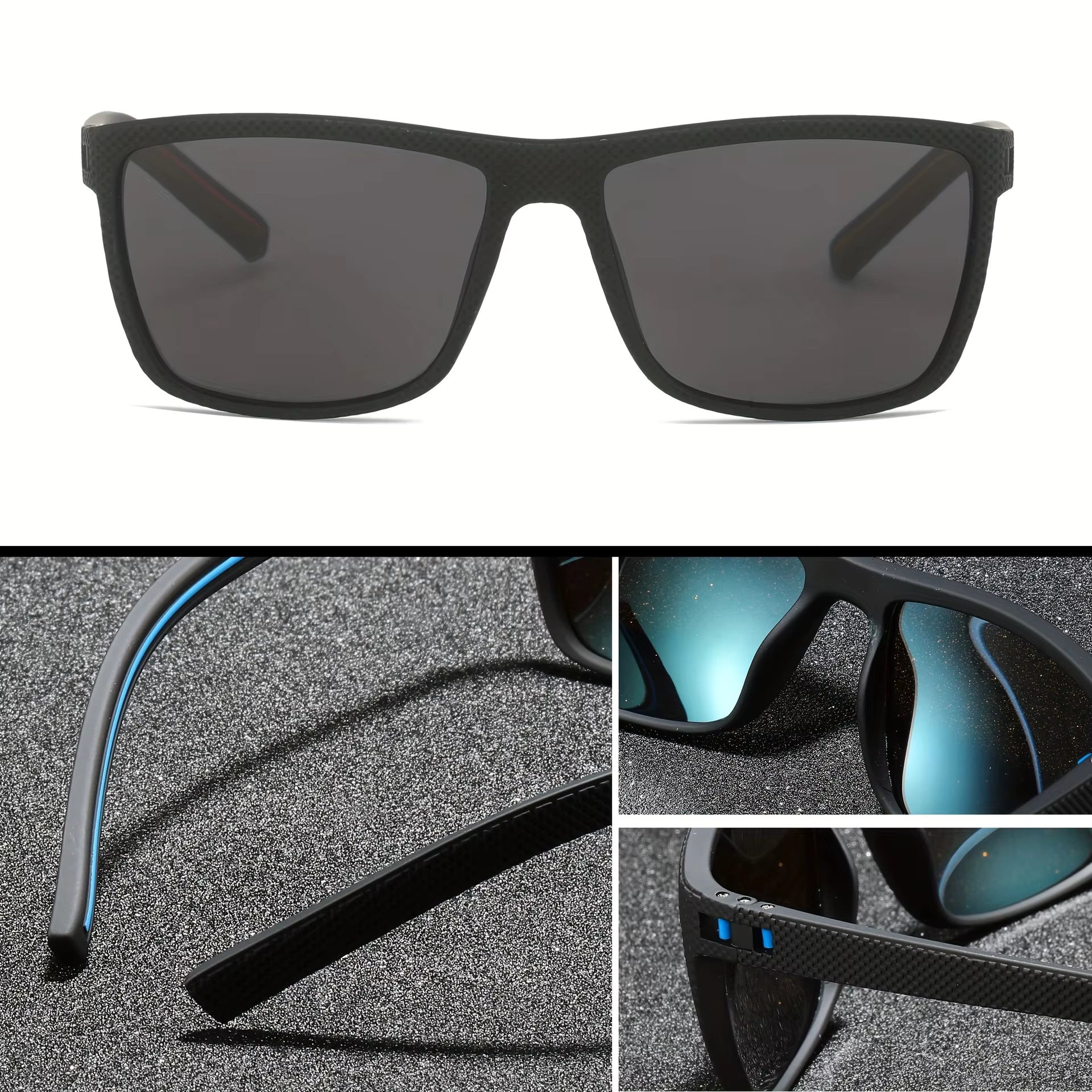 HUVORA | Icon Hex | Wayfarer Polarized Sports Sunglasses