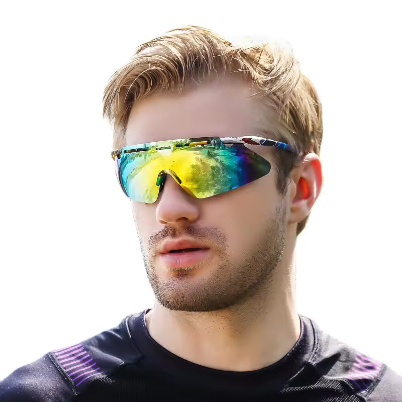 HUVORA | Grip Master | Rimless Wraparound Sports Sunglasses