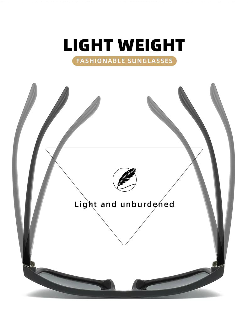 HUVORA | Mirage Flex | Polarized Wayfarer Sunglasses