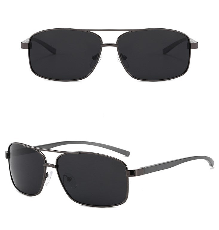 HUVORA | Enduro Pro | Polarized Rectangle Sunglasses | Spring Hinges