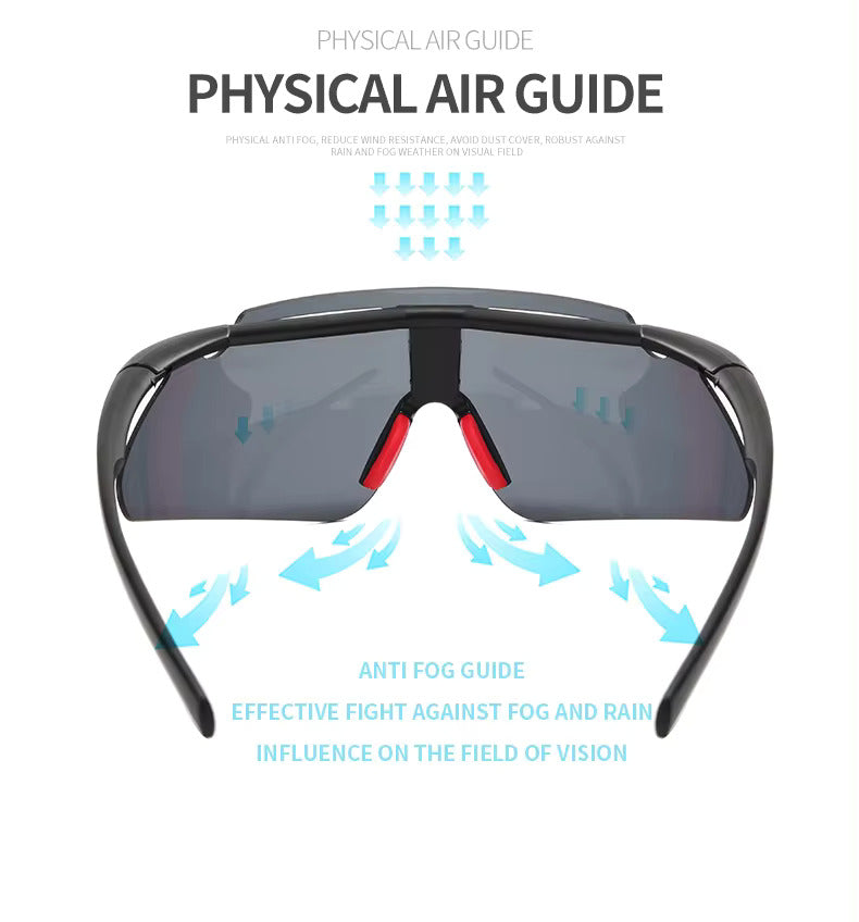 HUVORA | Grip Master | Rimless Wraparound Sports Sunglasses