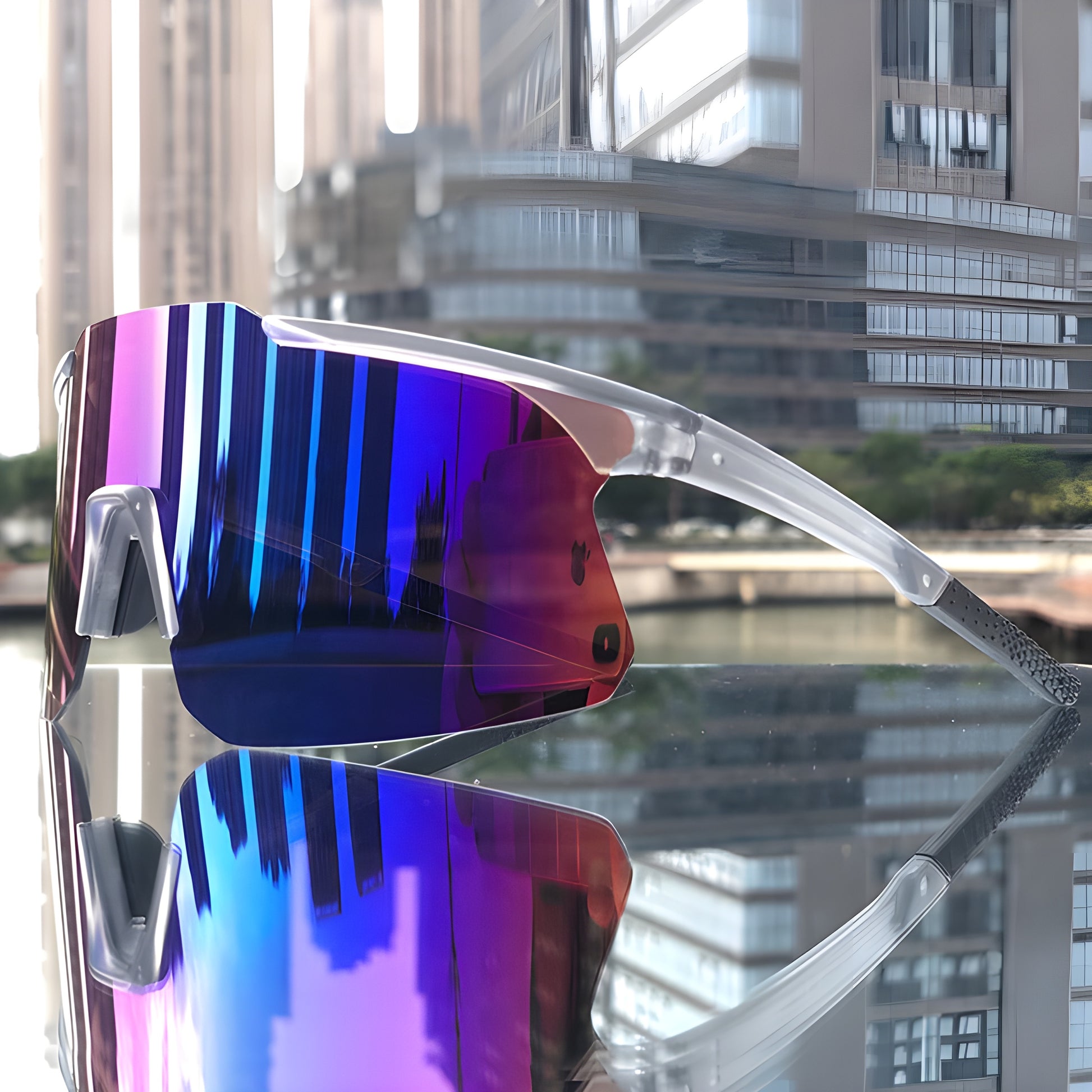 HUVORA | Velocity X | Rimless Shield Sports Sunglasses
