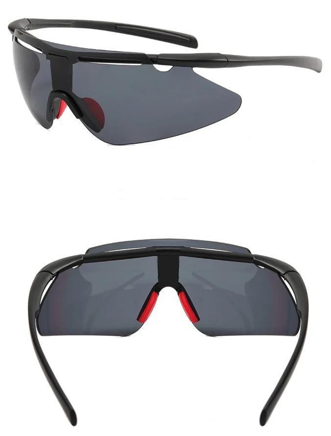 HUVORA | Grip Master | Rimless Wraparound Sports Sunglasses