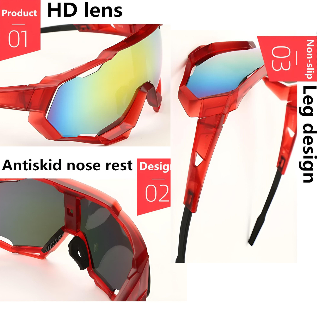 HUVORA | Storm Wrap | Wraparound Sports Sunglasses