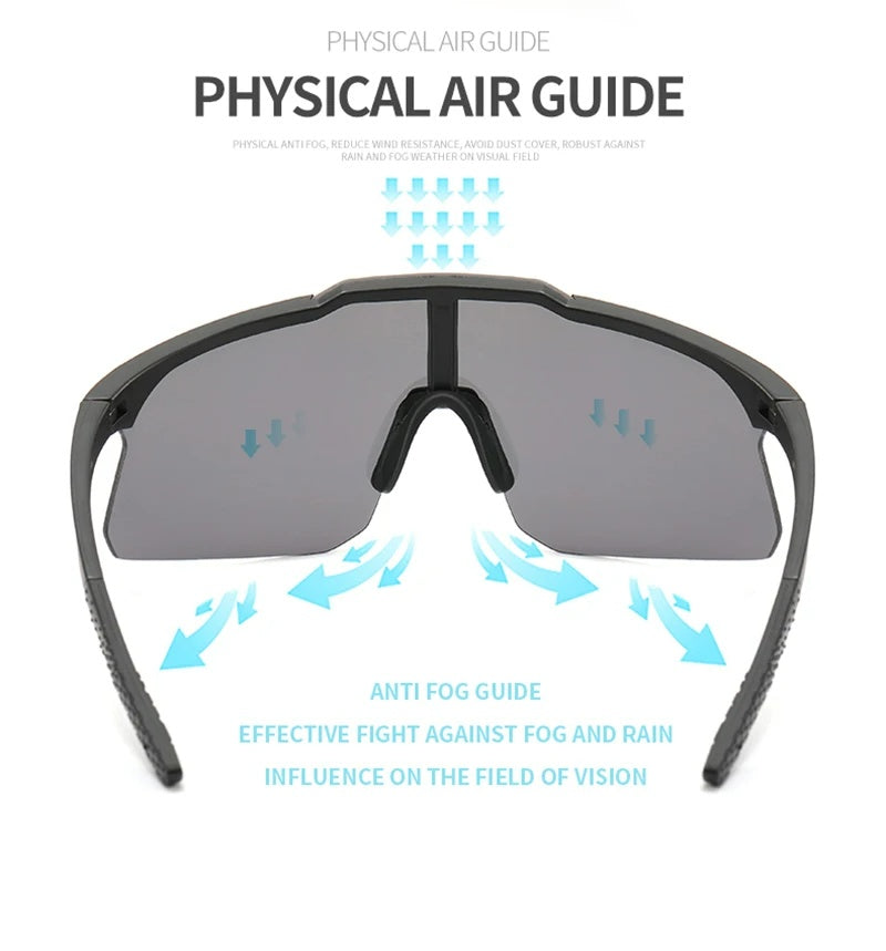 HUVORA | Velocity X | Rimless Shield Sports Sunglasses